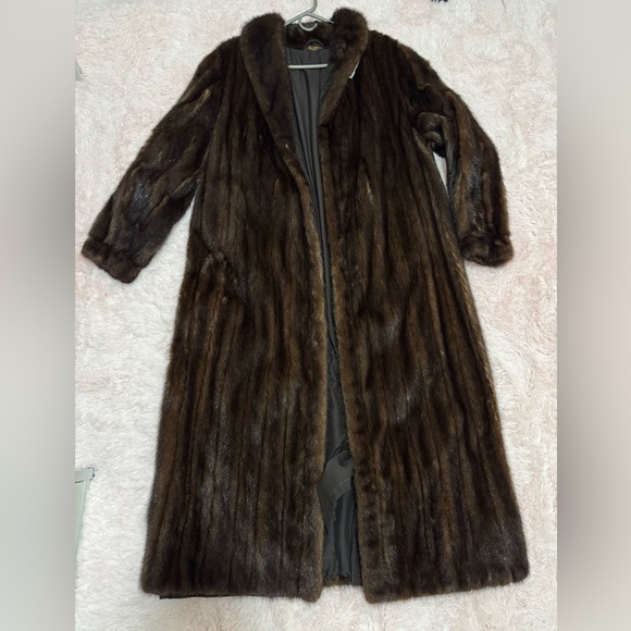 Vintage SAGA full length mink coat - made in Greece